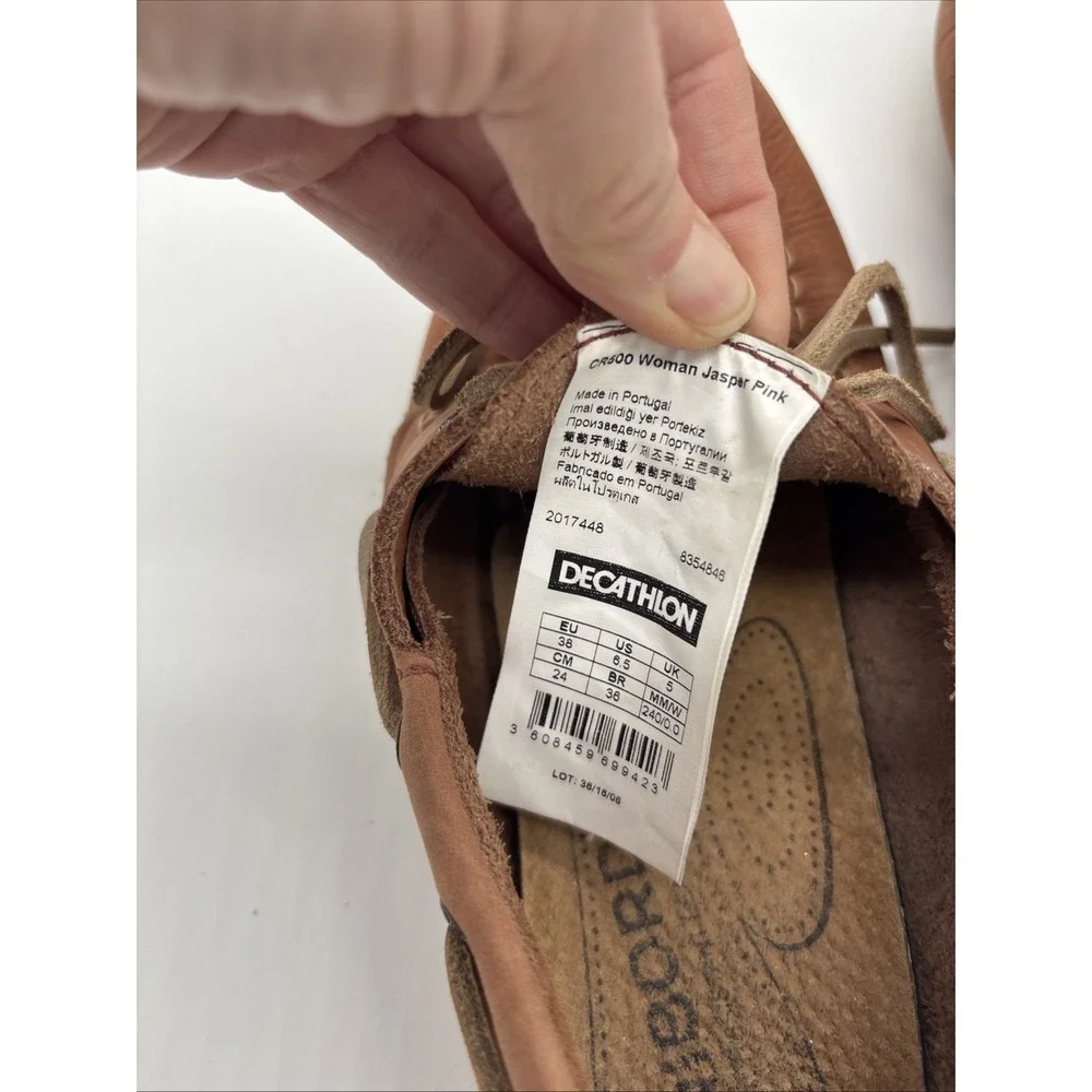 Tribord‎ Women's Brown Leather Boat Shoes Size 6.5 Made In Portugal